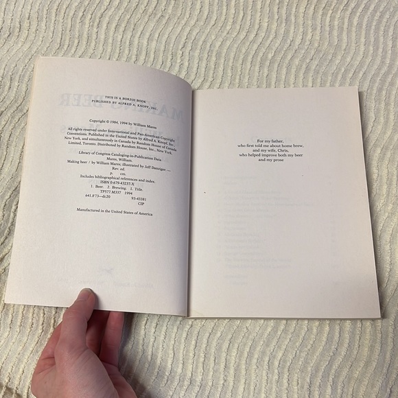 Making Beer Revised Edition paperback book by William Mares - Picture 5 of 10